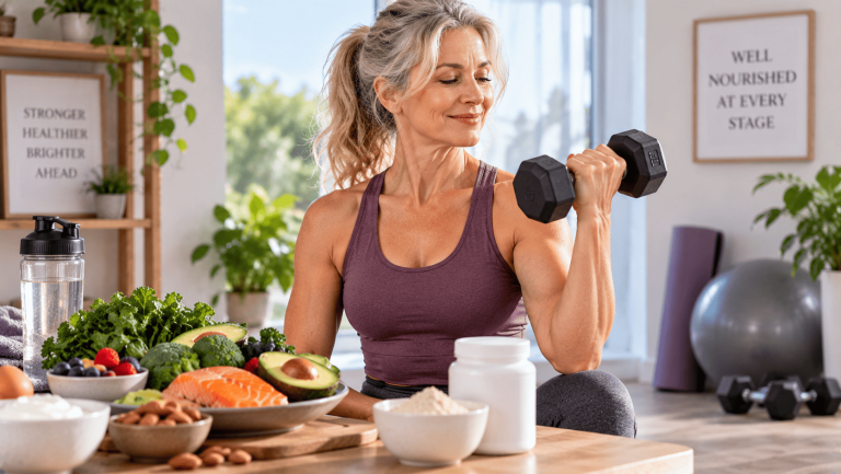 Muscle Support During Menopause: Strength Training, Protein, Recovery, and Healthy Aging