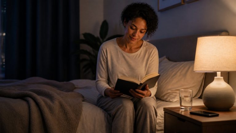 Calm bedtime routine for better sleep