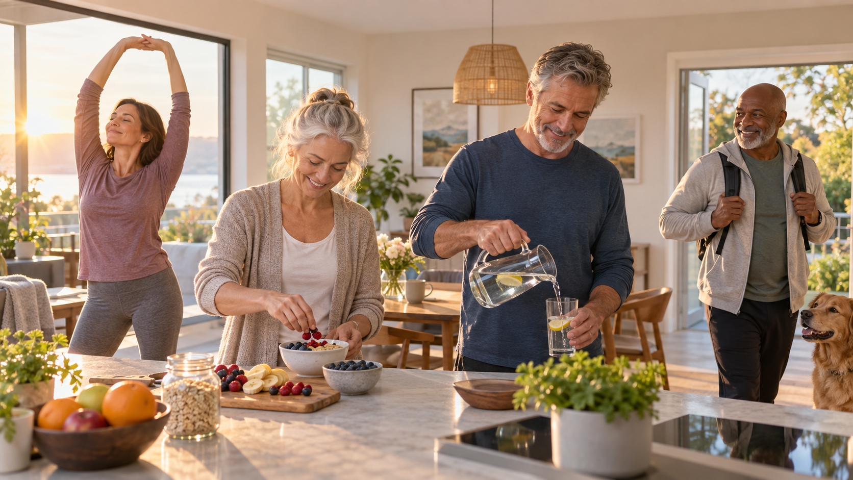 Healthy Morning Routine After 40: A Practical Guide for Men and Women in Their 40s, 50s, and 60s