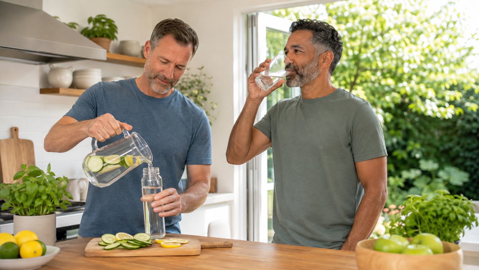 Hydration habits for men over 40
