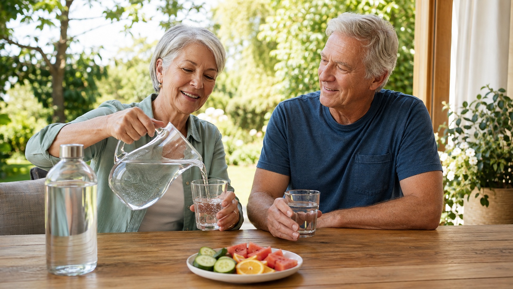 Hydration habits for people over 60