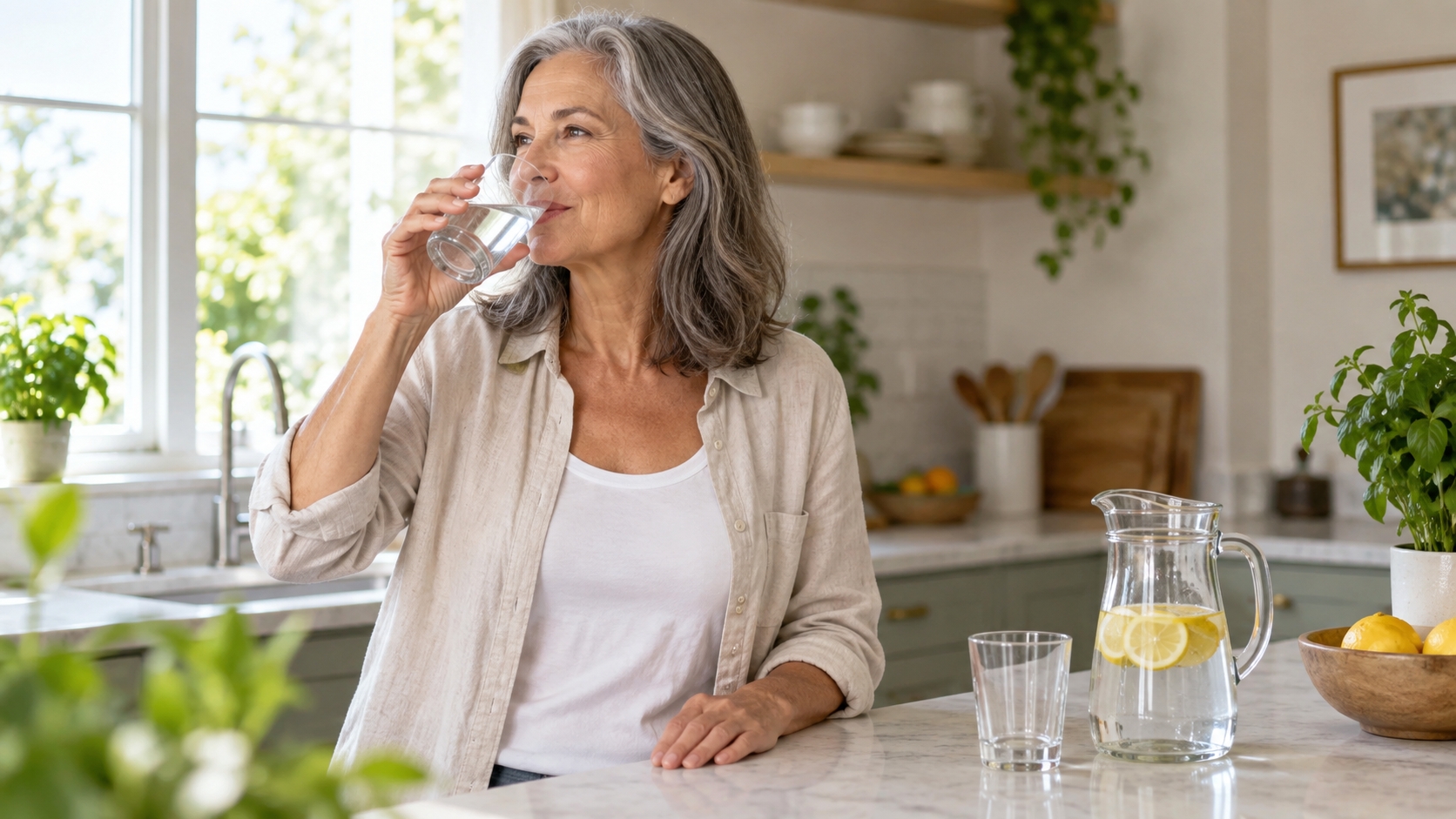 Water bottle supporting simple hydration habits without equipment