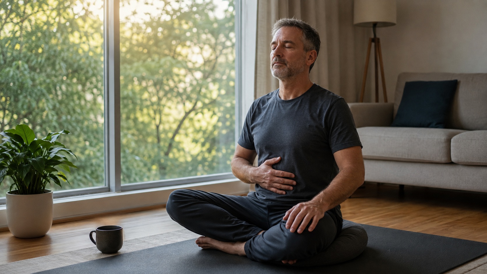 Stress relief routine for men over 40