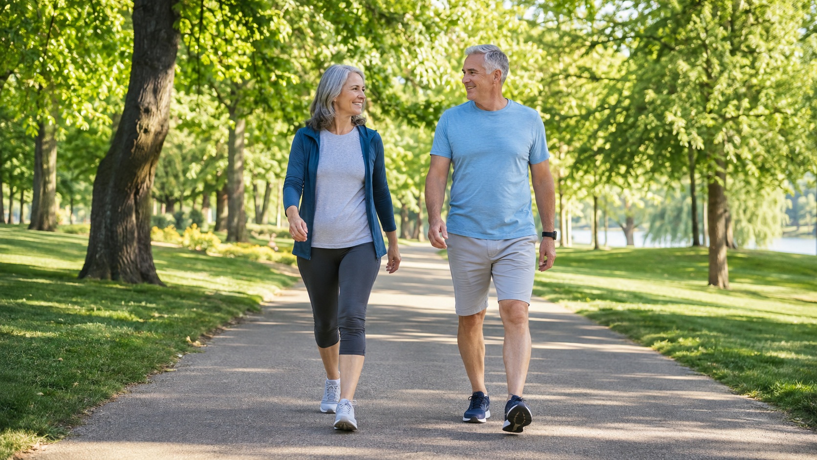 Walking routine for adults over 50