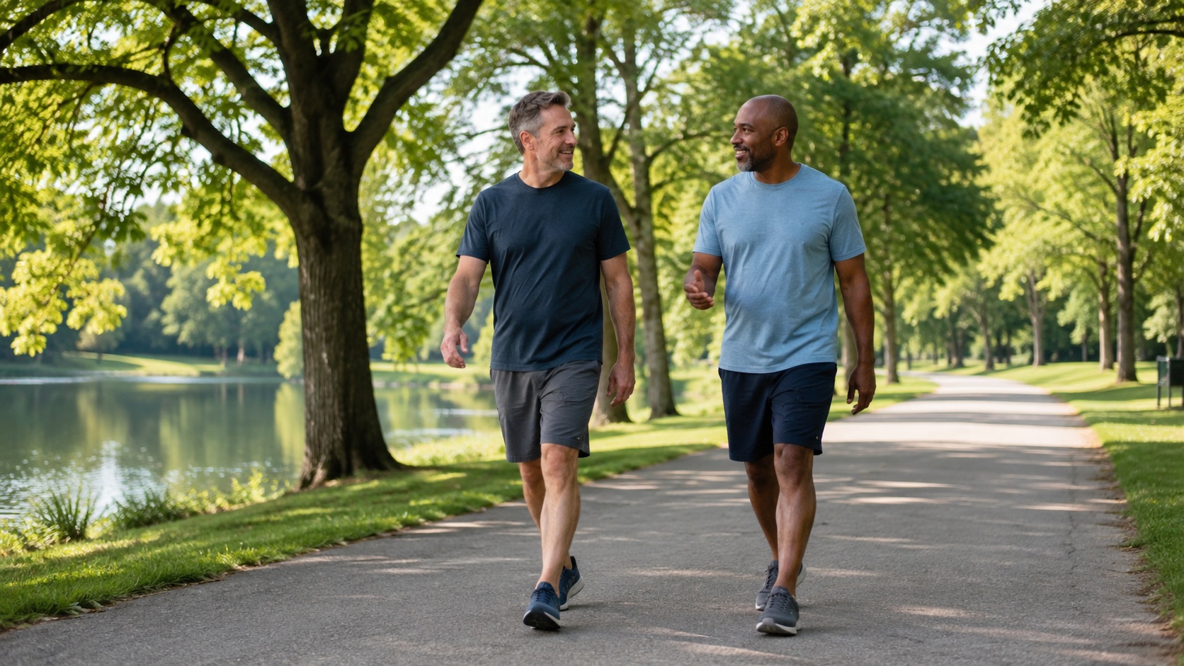Walking routine for men over 40