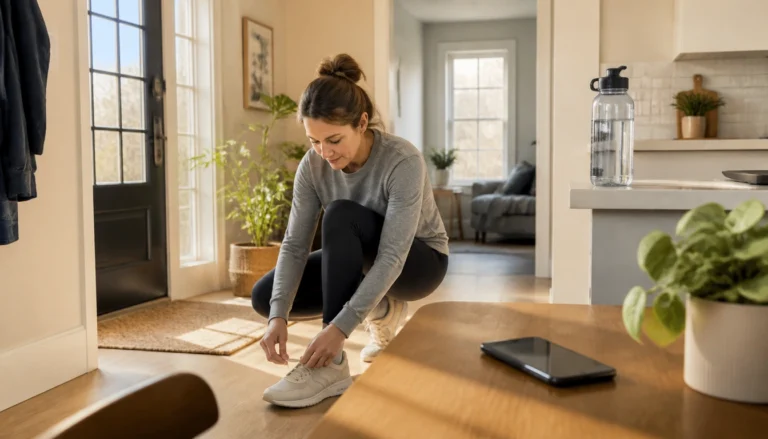 Tips for restarting healthy habits: choose one micro-habit, tie it to a cue, and shrink the habit on hard days