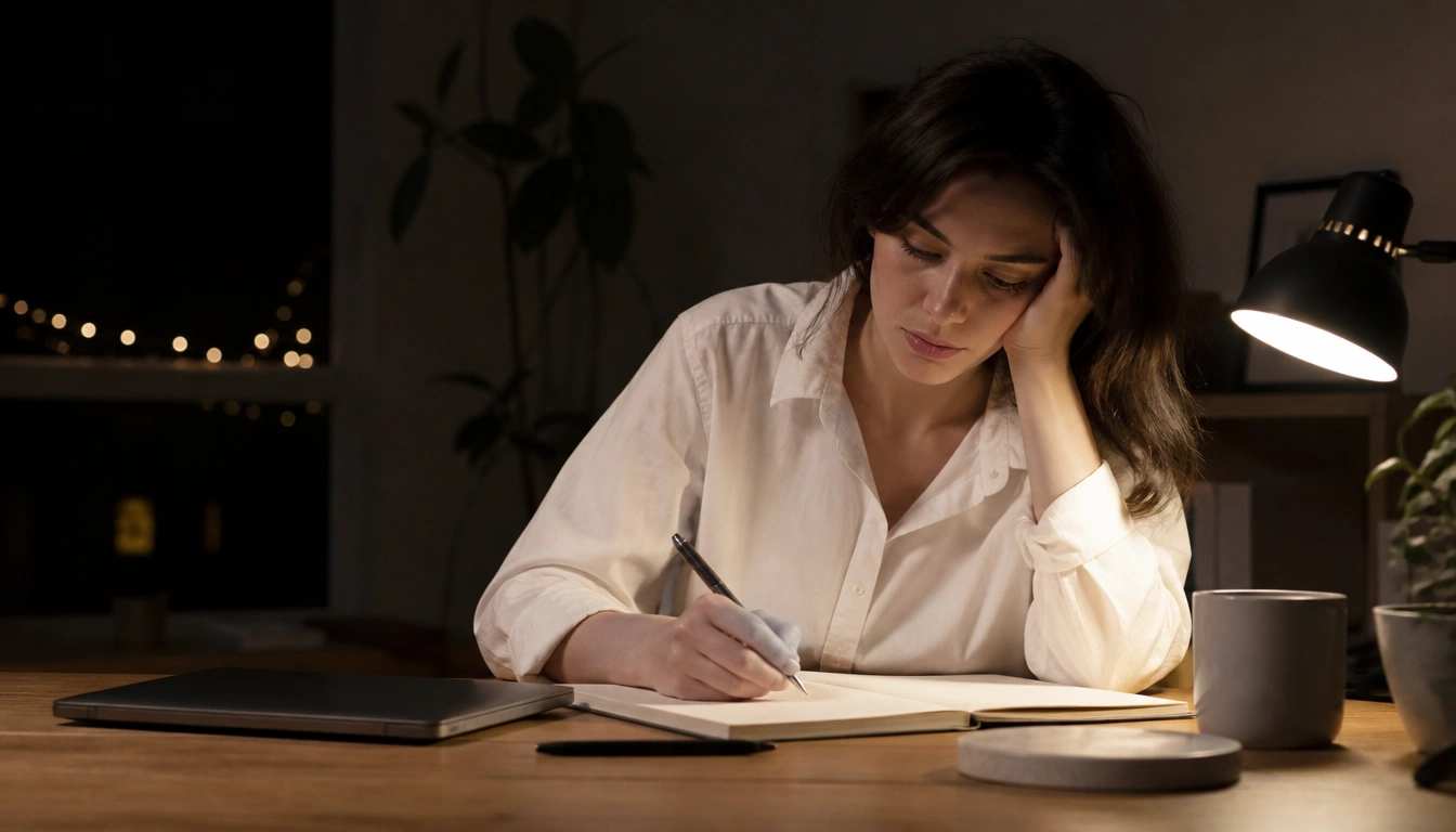 Evening journal prompts for busy professionals: brain dump, triage, and closure for work-to-life separation