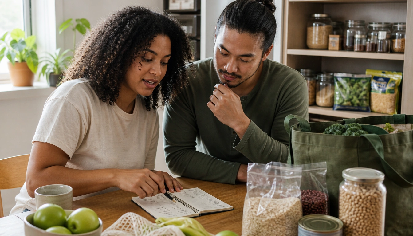 Plan healthy groceries on a budget with a weekly routine to reduce waste and maximize value