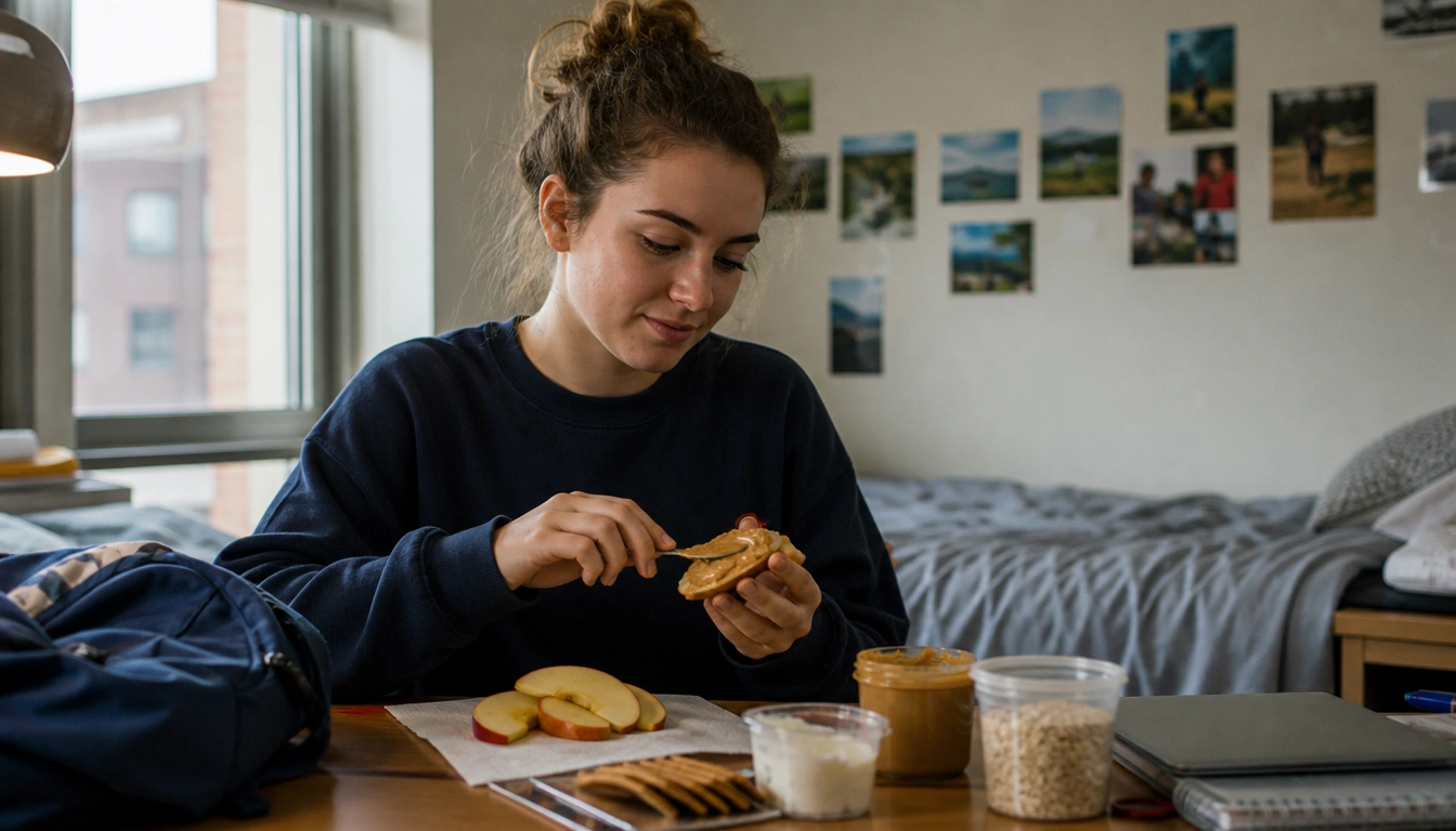 Healthy snack planning for college students with fiber-rich and protein-based power pair snacks
