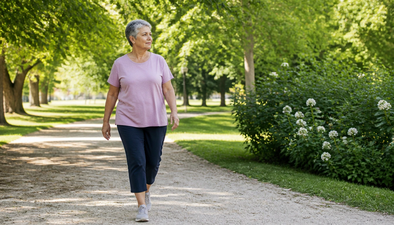 Beginner-friendly simple movement goal: easy walking or gentle movement 5 to 10 minutes most days