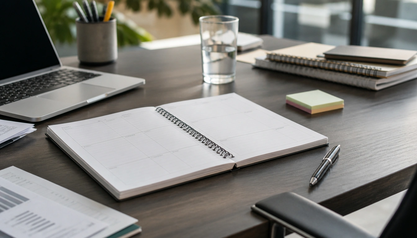 Stress-aware to-do list for busy professionals with priority, buffer, and recovery pauses