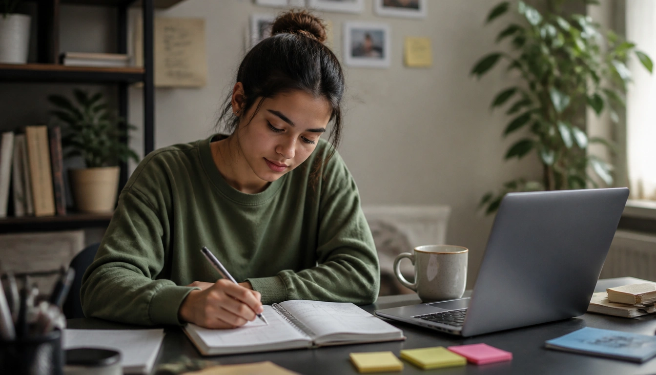 Stress-aware to-do list for college students with prioritized tasks, time blocks, and small next steps to reduce overwhelm.