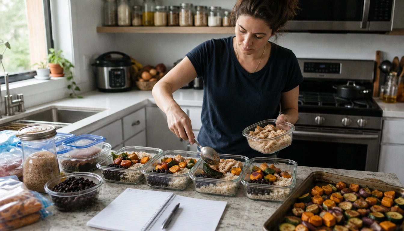 Weekend meal prep on a budget: plan, batch-cook components, store safely, and cut food waste and grocery costs
