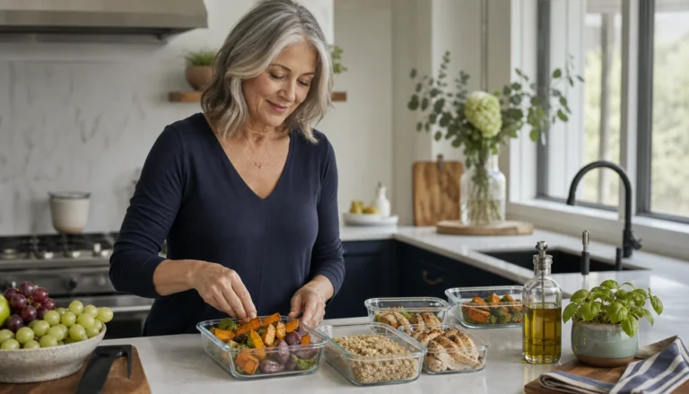 Weekend meal prep for adults over 50: simple protein, fiber, healthy fats, and safe storage plan